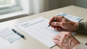 Calendrier de paiement de la retraite Carsat